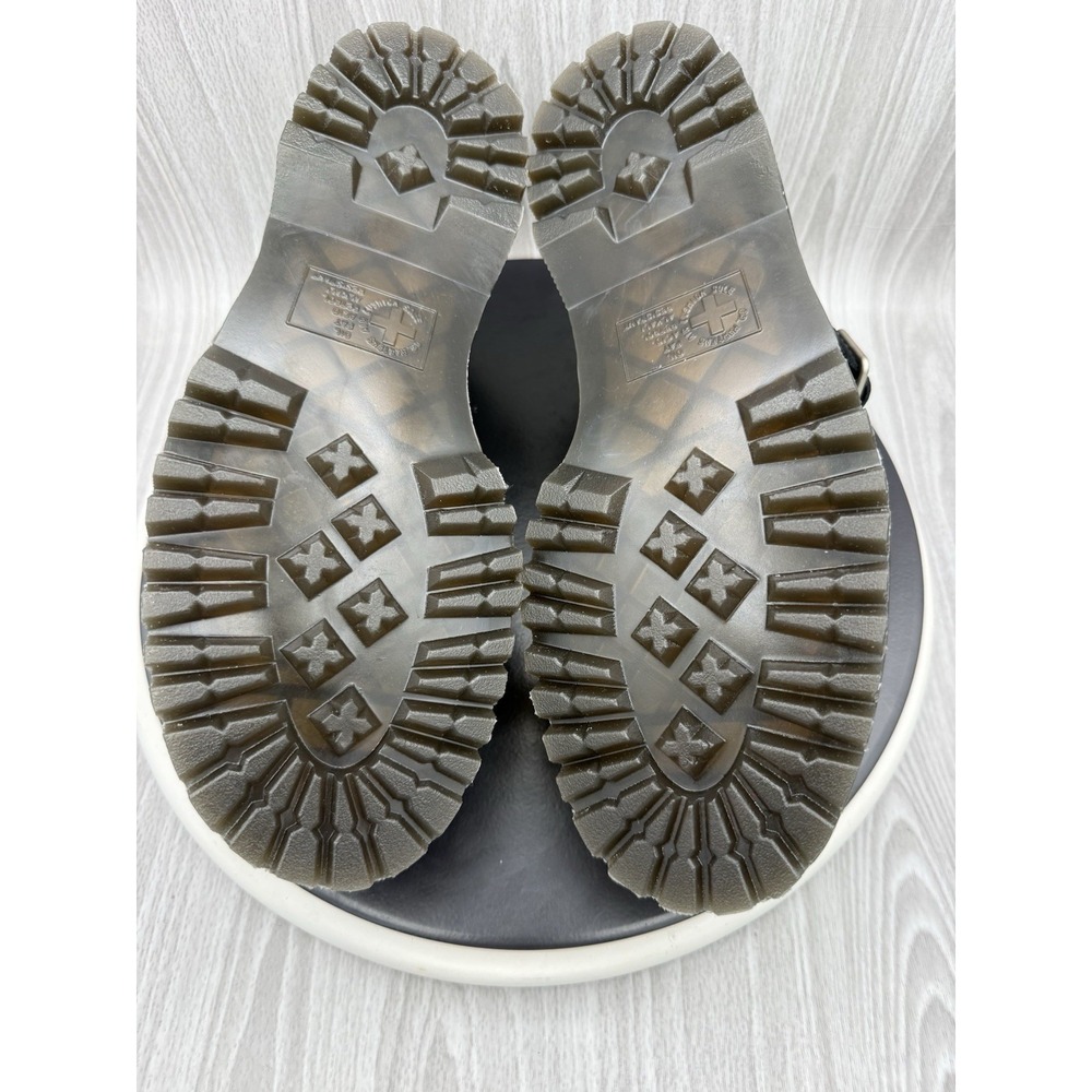 Dr. Martens Polley Bex Womens Size 10 Black Leather Mary Jane Flats Buckle Shoes - Picture 8 of 9
